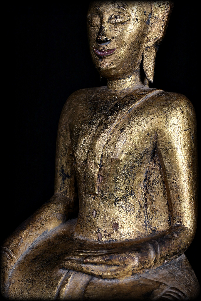 Extremely Rare 19C Thai Lanna Buddha # A052